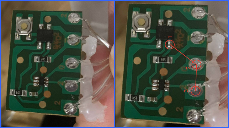 Плата DX-2 с контроллером и выходом на две линии.